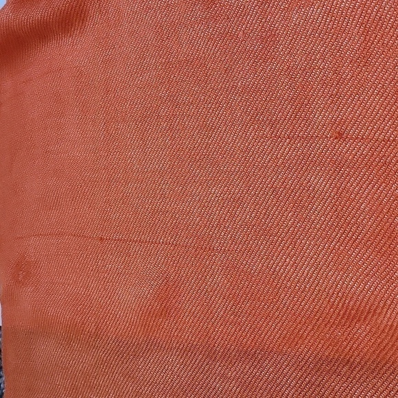 Fall scarf in the color orange, 27 x 64 - Picture 8 of 8